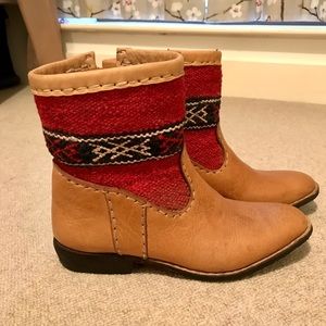 Kilim Boots from Morocco size EU 38. EUC
